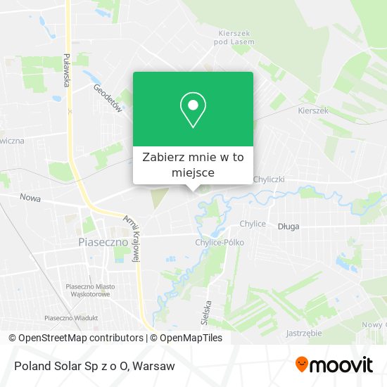 Mapa Poland Solar Sp z o O