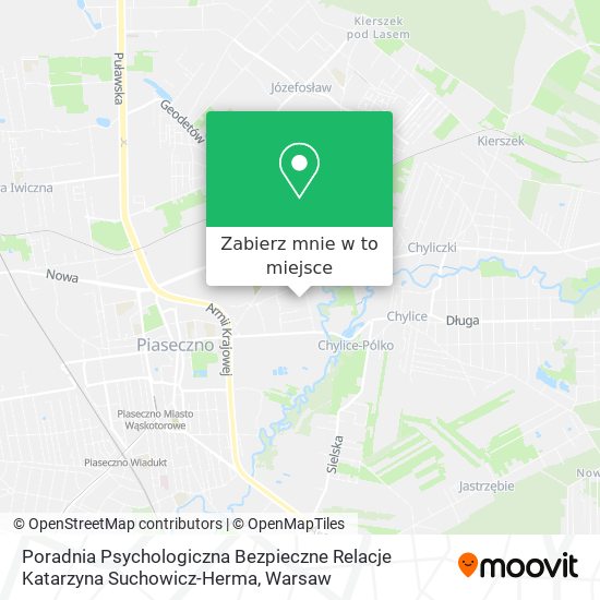 Mapa Poradnia Psychologiczna Bezpieczne Relacje Katarzyna Suchowicz-Herma