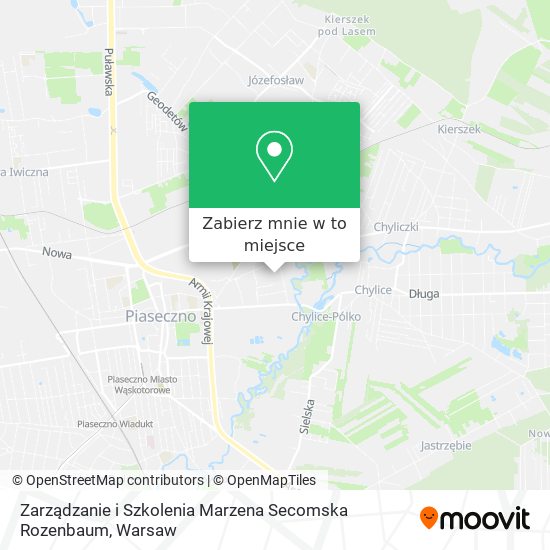 Mapa Zarządzanie i Szkolenia Marzena Secomska Rozenbaum