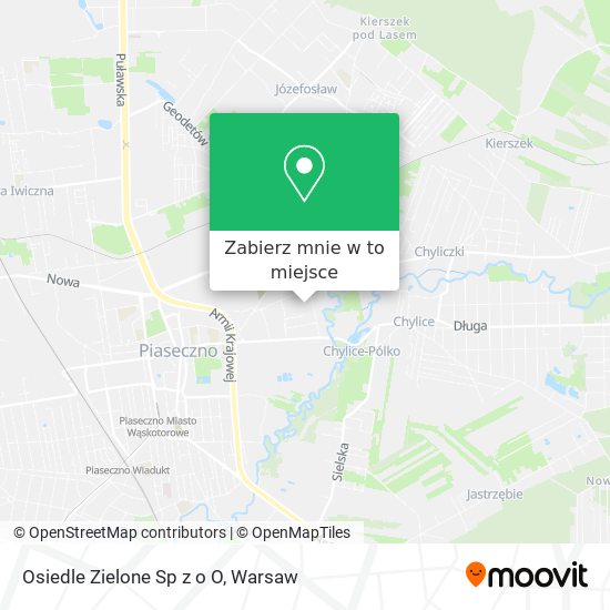 Mapa Osiedle Zielone Sp z o O