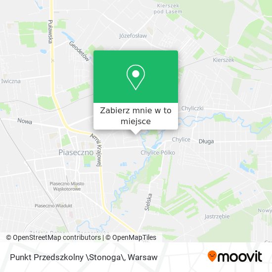 Mapa Punkt Przedszkolny \Stonoga\