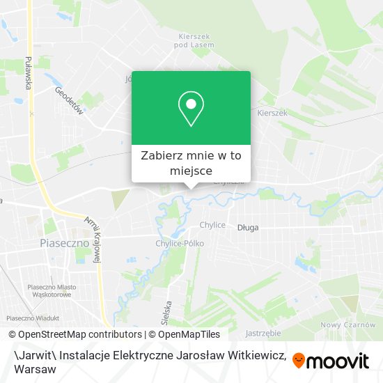 Mapa \Jarwit\ Instalacje Elektryczne Jarosław Witkiewicz