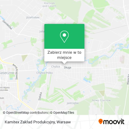 Mapa Kamitex Zakład Produkcyjny