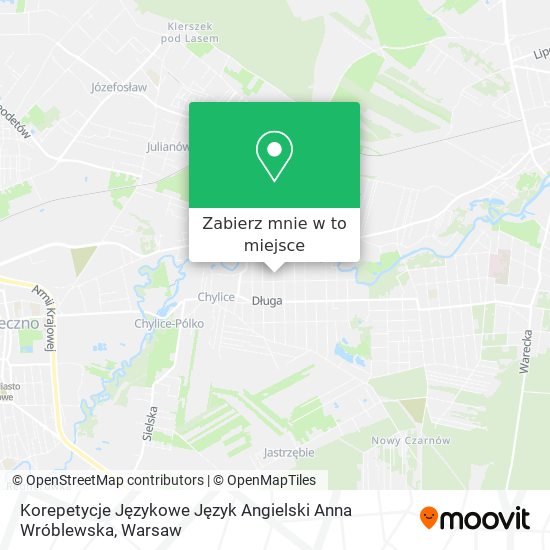 Mapa Korepetycje Językowe Język Angielski Anna Wróblewska