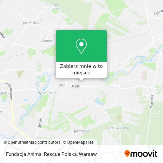 Mapa Fundacja Animal Rescue Polska