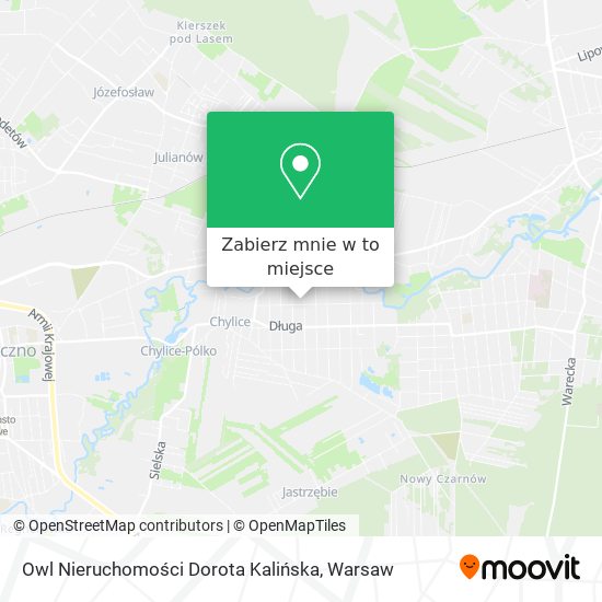 Mapa Owl Nieruchomości Dorota Kalińska