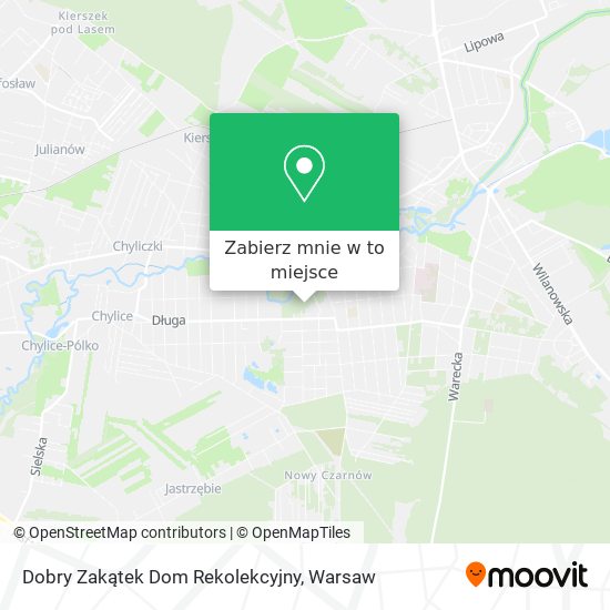 Mapa Dobry Zakątek Dom Rekolekcyjny