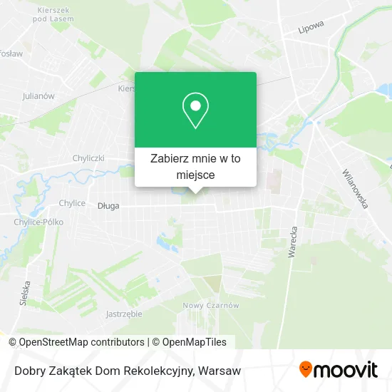 Mapa Dobry Zakątek Dom Rekolekcyjny