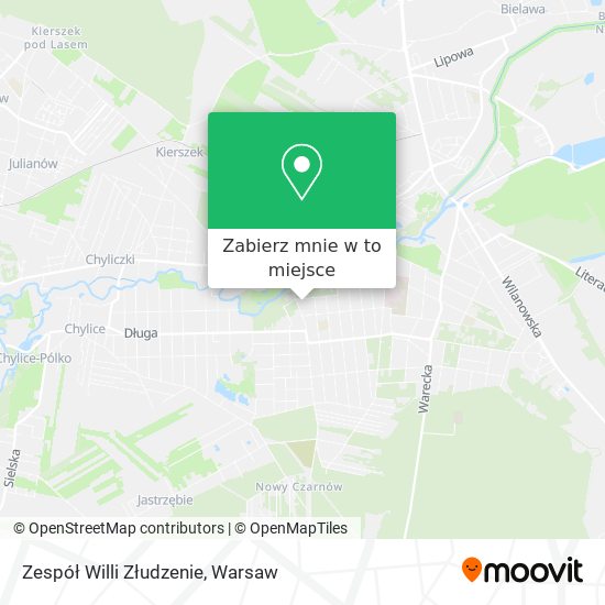 Mapa Zespół Willi Złudzenie