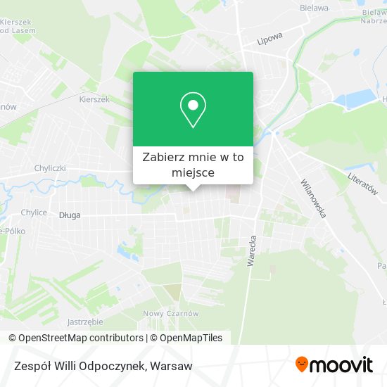 Mapa Zespół Willi Odpoczynek