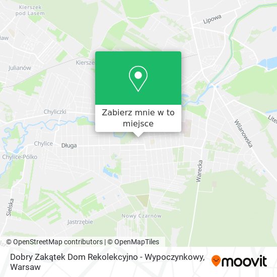 Mapa Dobry Zakątek Dom Rekolekcyjno - Wypoczynkowy