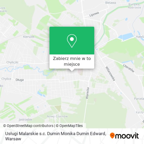 Mapa Usługi Malarskie s.c. Dumin Monika Dumin Edward