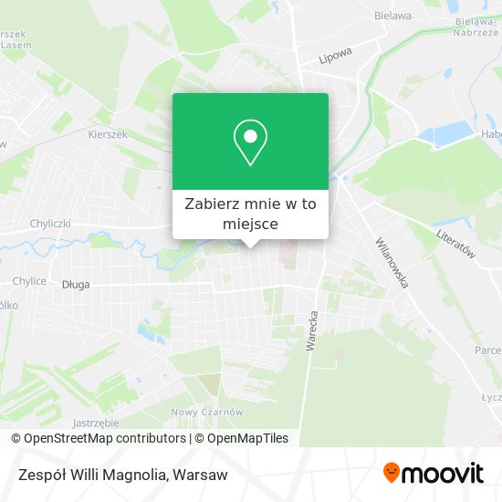 Mapa Zespół Willi Magnolia