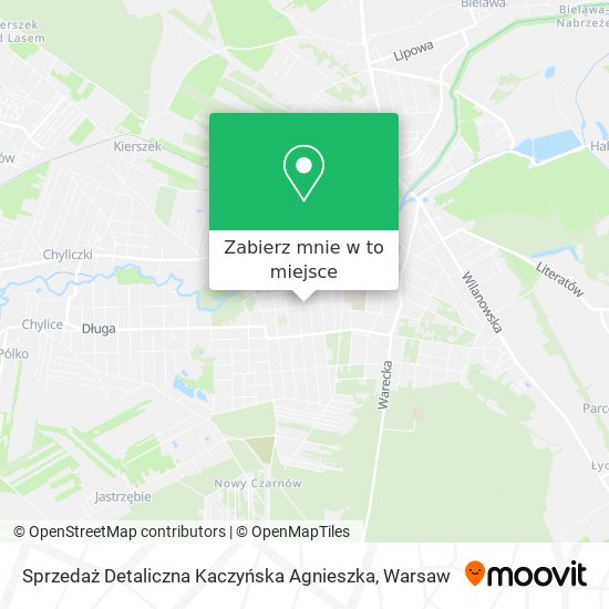 Mapa Sprzedaż Detaliczna Kaczyńska Agnieszka