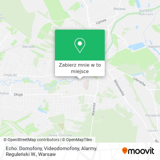 Mapa Echo. Domofony, Videodomofony, Alarmy. Reguleński W.