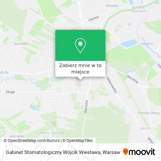 Mapa Gabinet Stomatologiczny Wójcik Wiesława