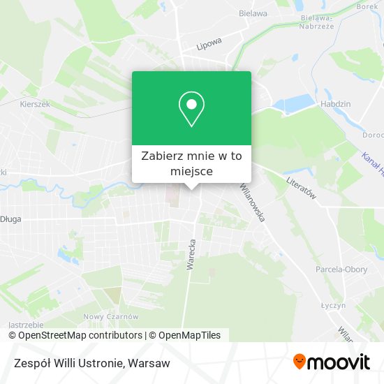 Mapa Zespół Willi Ustronie