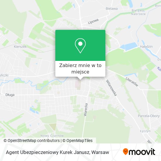 Mapa Agent Ubezpieczeniowy Kurek Janusz