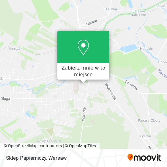 Mapa Sklep Papierniczy