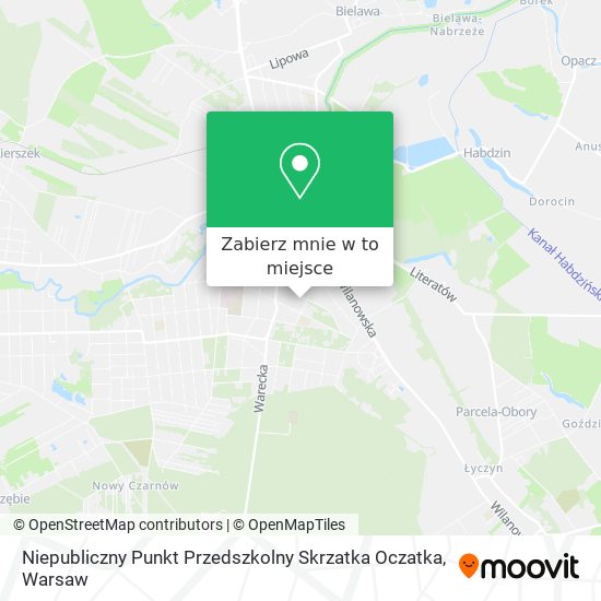 Mapa Niepubliczny Punkt Przedszkolny Skrzatka Oczatka