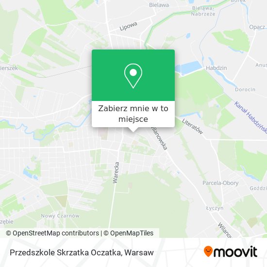 Mapa Przedszkole Skrzatka Oczatka