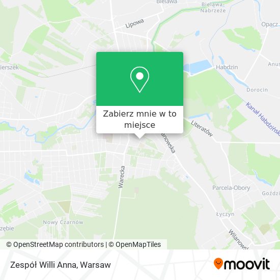 Mapa Zespół Willi Anna