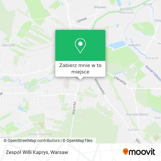 Mapa Zespół Willi Kaprys