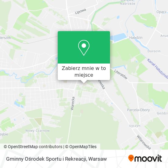 Mapa Gminny Ośrodek Sportu i Rekreacji