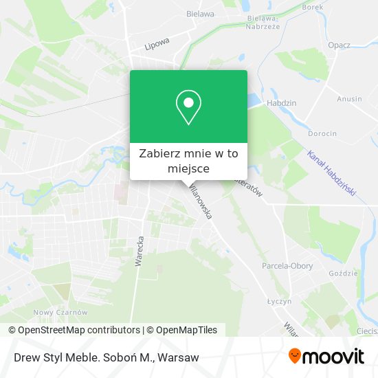 Mapa Drew Styl Meble. Soboń M.