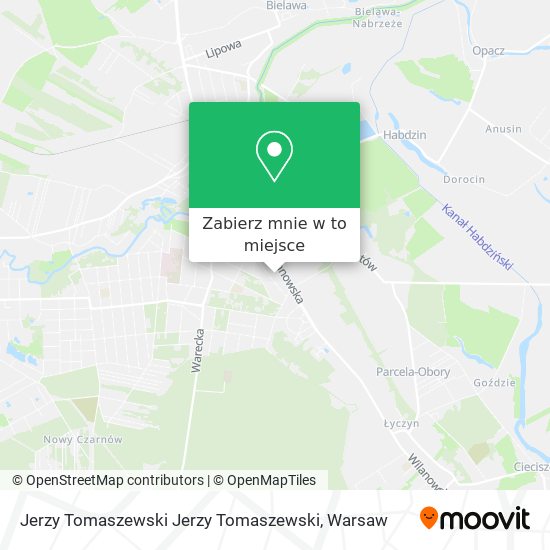 Mapa Jerzy Tomaszewski Jerzy Tomaszewski