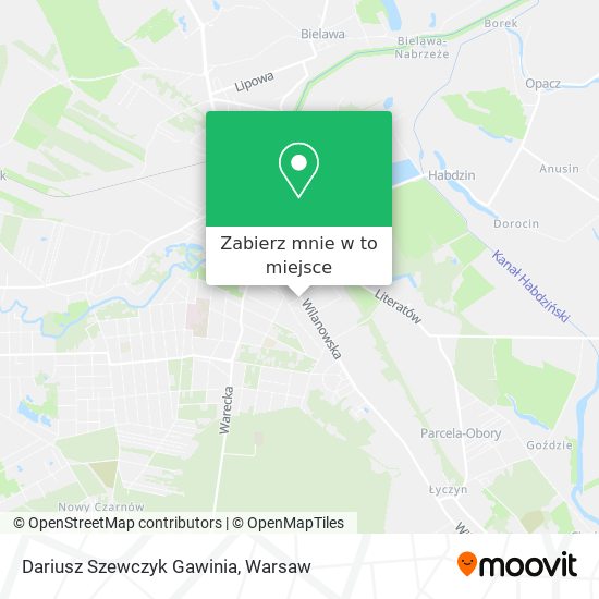 Mapa Dariusz Szewczyk Gawinia