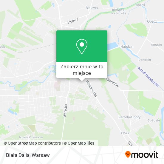 Mapa Biała Dalia