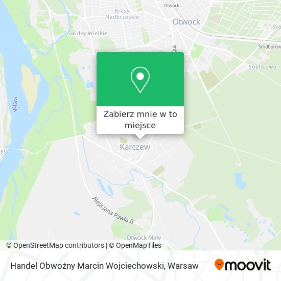 Mapa Handel Obwoźny Marcin Wojciechowski