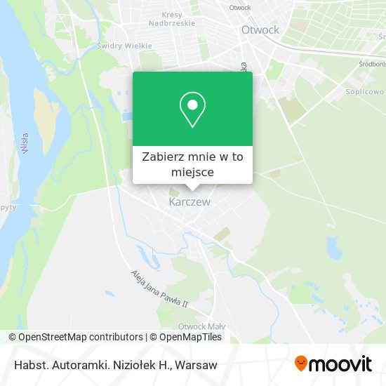 Mapa Habst. Autoramki. Niziołek H.