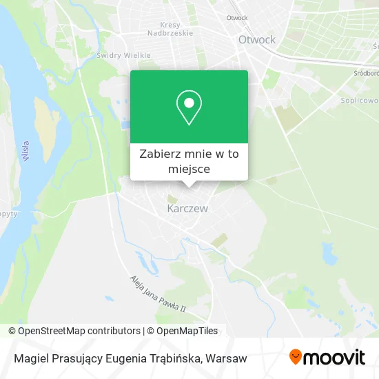 Mapa Magiel Prasujący Eugenia Trąbińska