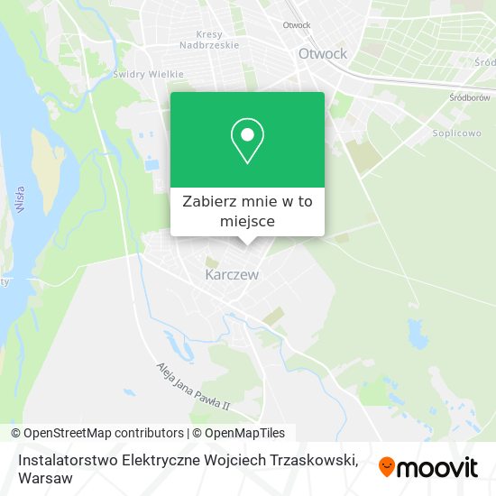 Mapa Instalatorstwo Elektryczne Wojciech Trzaskowski