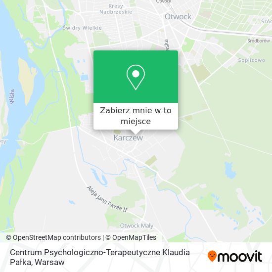 Mapa Centrum Psychologiczno-Terapeutyczne Klaudia Pałka