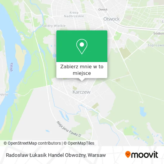 Mapa Radosław Łukasik Handel Obwoźny
