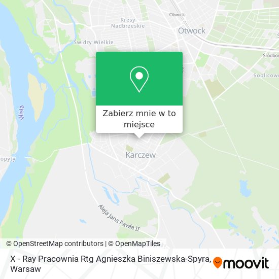 Mapa X - Ray Pracownia Rtg Agnieszka Biniszewska-Spyra