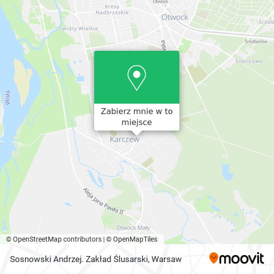 Mapa Sosnowski Andrzej. Zakład Ślusarski