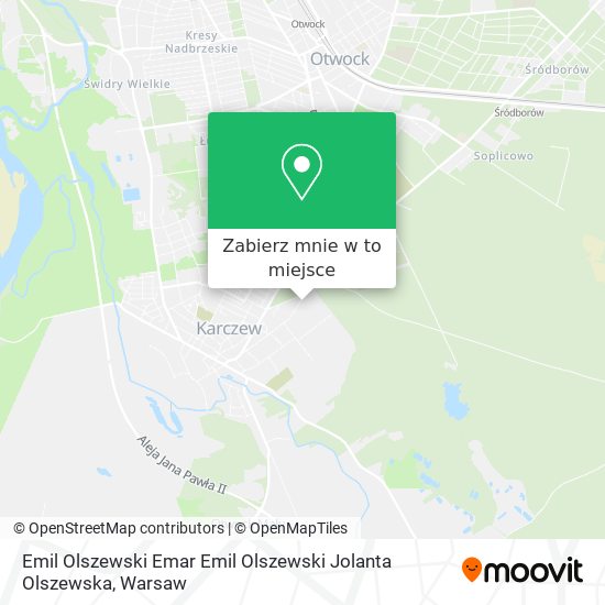 Mapa Emil Olszewski Emar Emil Olszewski Jolanta Olszewska