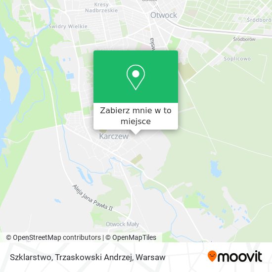 Mapa Szklarstwo, Trzaskowski Andrzej