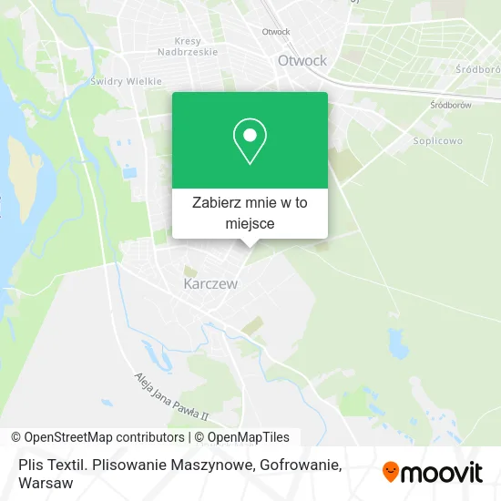 Mapa Plis Textil. Plisowanie Maszynowe, Gofrowanie