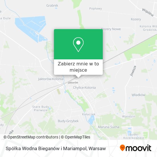 Mapa Spółka Wodna Bieganów i Mariampol