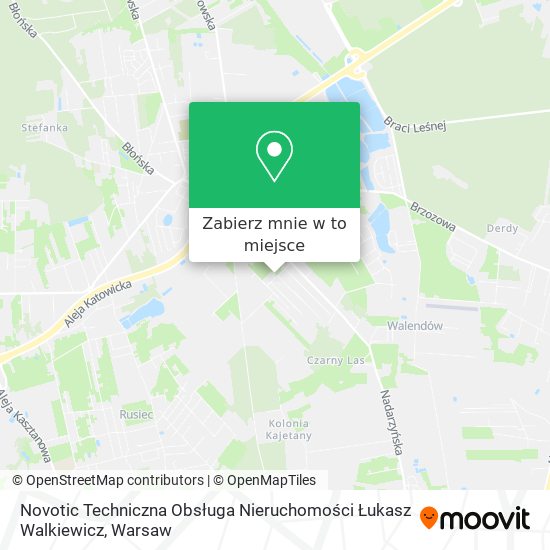 Mapa Novotic Techniczna Obsługa Nieruchomości Łukasz Walkiewicz