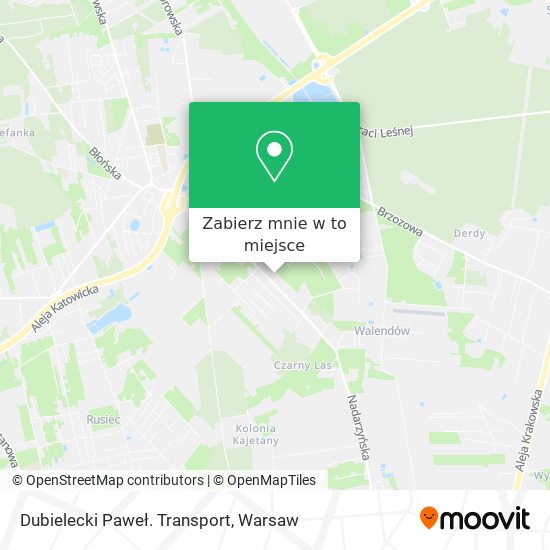 Mapa Dubielecki Paweł. Transport