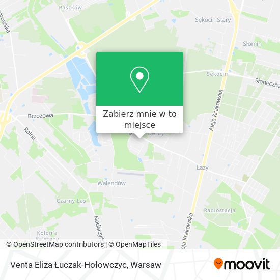 Mapa Venta Eliza Łuczak-Hołowczyc