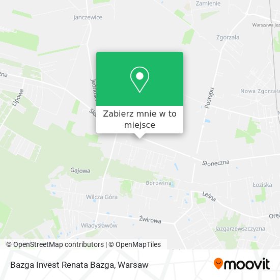 Mapa Bazga Invest Renata Bazga