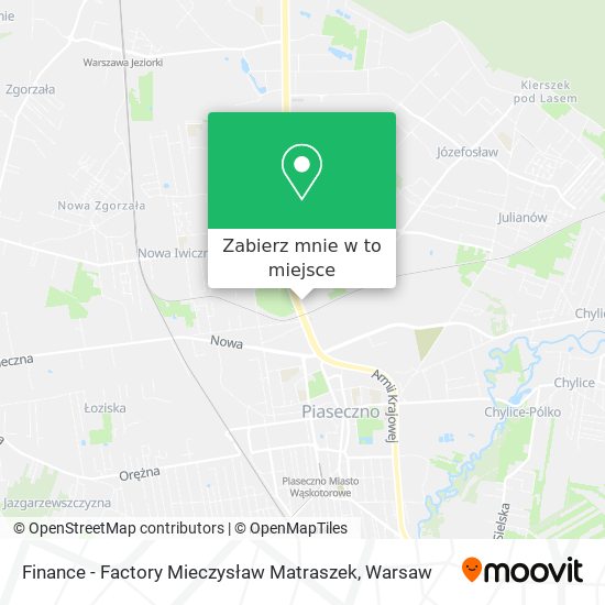 Mapa Finance - Factory Mieczysław Matraszek