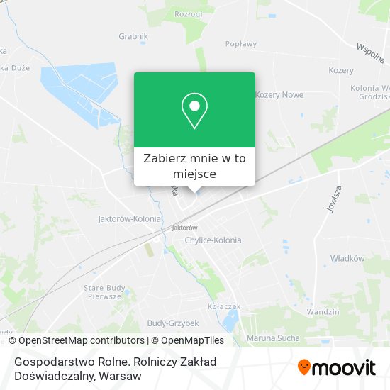 Mapa Gospodarstwo Rolne. Rolniczy Zakład Doświadczalny